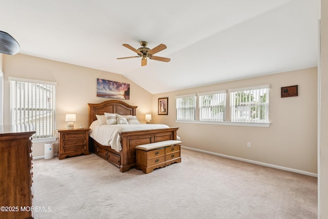 15 Bronia St, Howell, NJ 07731 - carpeted bedroom featuring vaulted ceiling and ceiling fan