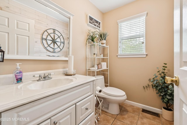 15 Bronia St, Howell, NJ 07731 - half bathroom featuring vanity and tile patterned floors