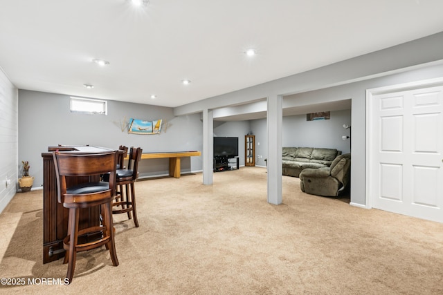 15 Bronia St, Howell, NJ 07731 - dining room featuring light carpet and recessed lighting