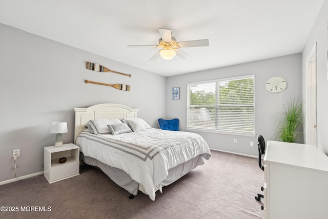 15 Bronia St, Howell, NJ 07731 - carpeted bedroom with a ceiling fan and a desk