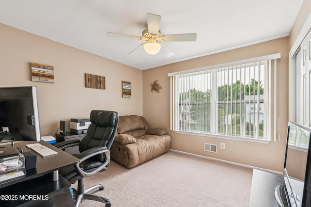 15 Bronia St, Howell, NJ 07731 - carpeted office featuring plenty of natural light and ceiling fan