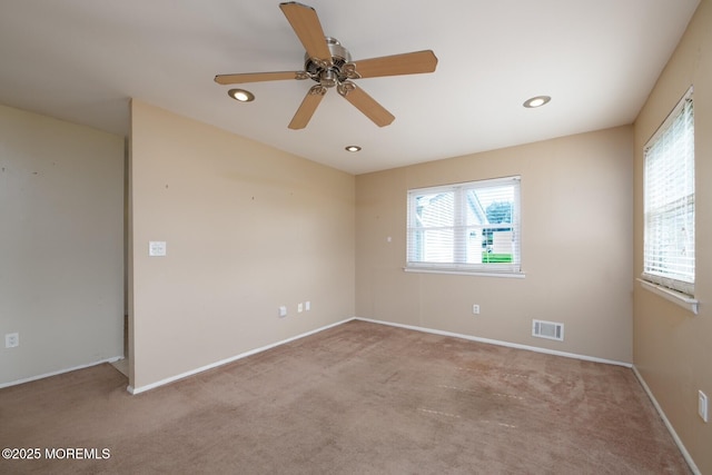 7 Kathy Ct Unit 6204, Brick, NJ 08724 - unfurnished room featuring carpet, ceiling fan, and recessed lighting