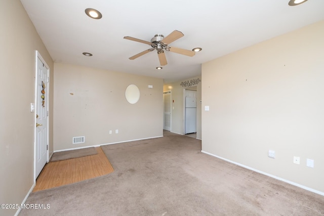 7 Kathy Ct Unit 6204, Brick, NJ 08724 - carpeted spare room featuring ceiling fan and recessed lighting
