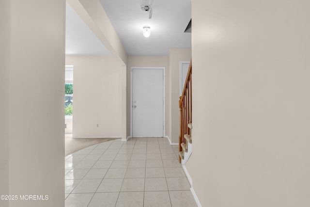 1 Denise Ct, Tinton Falls, NJ 07753 - entryway with stairs and light tile patterned flooring