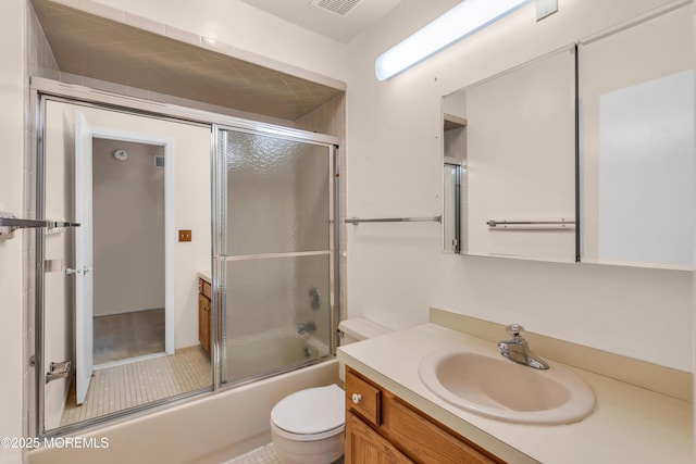 1 Denise Ct, Tinton Falls, NJ 07753 - bathroom with vanity and combined bath / shower with glass door