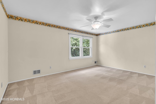 1 Denise Ct, Tinton Falls, NJ 07753 - unfurnished room featuring a ceiling fan and light carpet