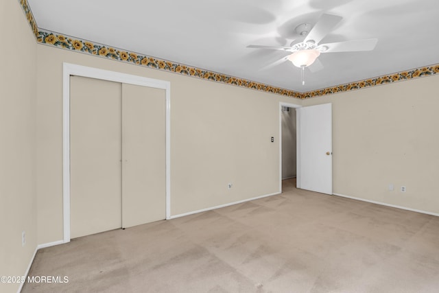 1 Denise Ct, Tinton Falls, NJ 07753 - unfurnished bedroom with carpet, ceiling fan, and a closet