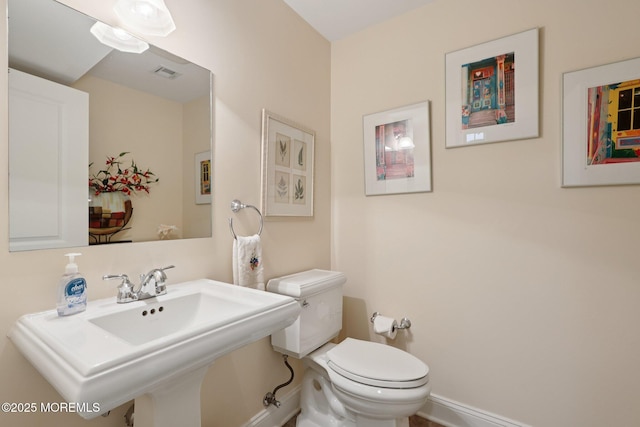 73 Clark Ave, Ocean Grove, NJ 07756 - half bathroom with toilet and a sink