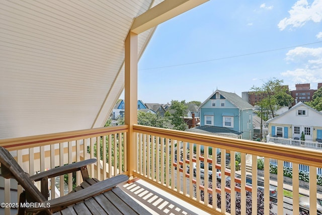 73 Clark Ave, Ocean Grove, NJ 07756 - wooden deck featuring a residential view