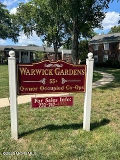 26 Pinckney Rd Unit C, Red Bank, NJ 07701 - community / neighborhood sign featuring a yard
