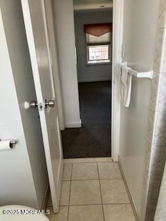 26 Pinckney Rd Unit C, Red Bank, NJ 07701 - full bathroom with a shower with curtain and tile patterned floors