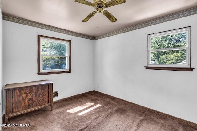 123 Susan Dr, Jackson, NJ 08527 - carpeted spare room with ceiling fan