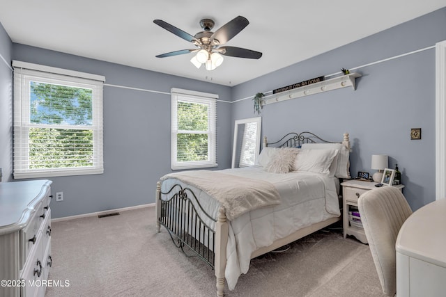 3 Algonquin Ct, Freehold, NJ 07728 - bedroom with light colored carpet and ceiling fan