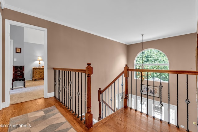 3 Algonquin Ct, Freehold, NJ 07728 - stairs with wood finished floors and ornamental molding