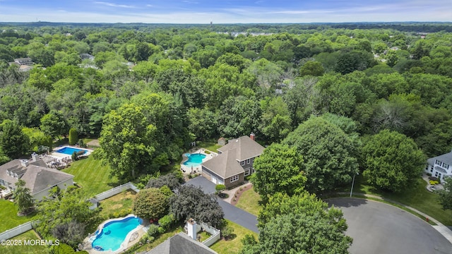 3 Algonquin Ct, Freehold, NJ 07728 - bird's eye view of a pool