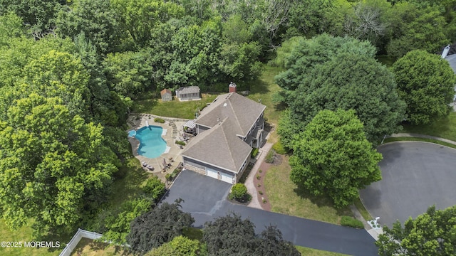3 Algonquin Ct, Freehold, NJ 07728 - aerial view of property's location featuring a pool area