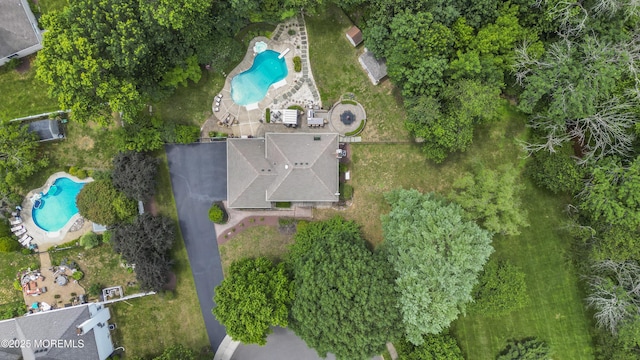 3 Algonquin Ct, Freehold, NJ 07728 - bird's eye view of a pool area