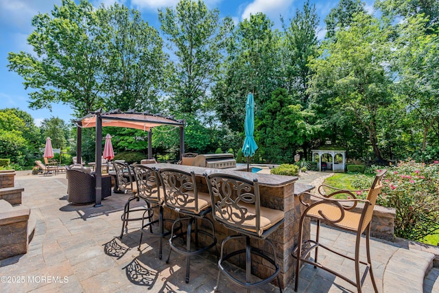 3 Algonquin Ct, Freehold, NJ 07728 - view of patio with view of wooded area