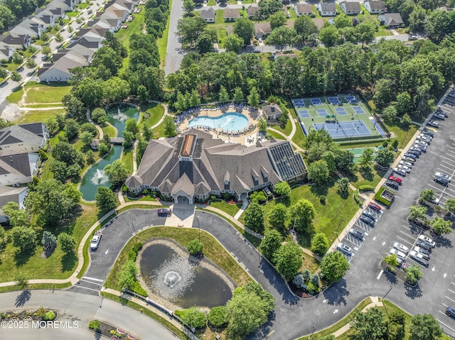 78 Honeysuckle Dr, Manahawkin, NJ 08050 - aerial view of property and surrounding area with a large body of water