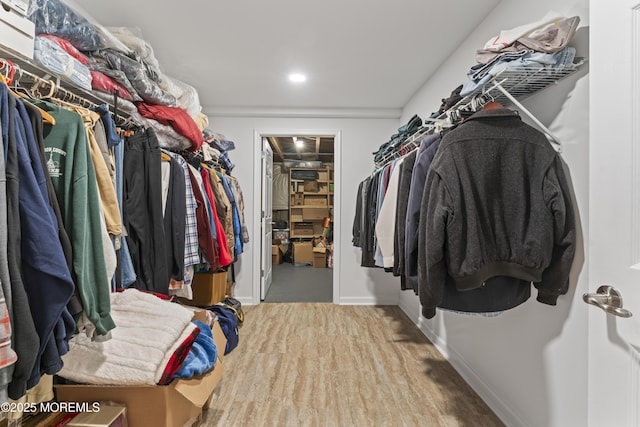 78 Honeysuckle Dr, Manahawkin, NJ 08050 - spacious closet with wood finished floors