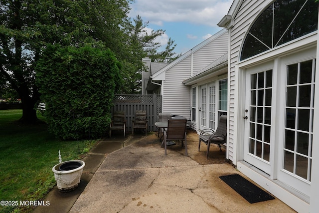 186 Snow Drop Pl, Freehold, NJ 07728 - view of patio / terrace with french doors