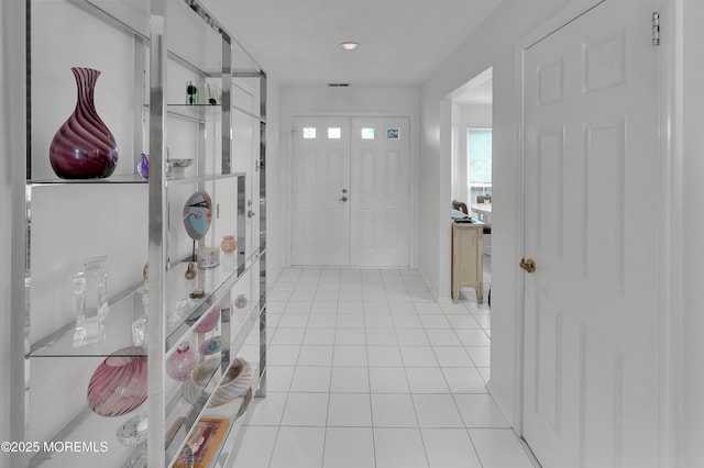 186 Snow Drop Pl, Freehold, NJ 07728 - foyer entrance featuring light tile patterned floors and recessed lighting