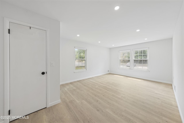 410 Owls Nest Ct, Jackson, NJ 08527 - unfurnished room with plenty of natural light, light wood-style flooring, and recessed lighting