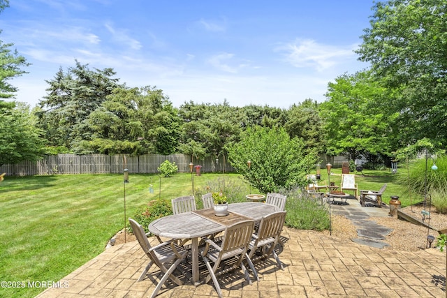 11 Sharon Dr, Ocean Twp, NJ 07712 - view of patio / terrace with an outdoor fire pit and outdoor dining area