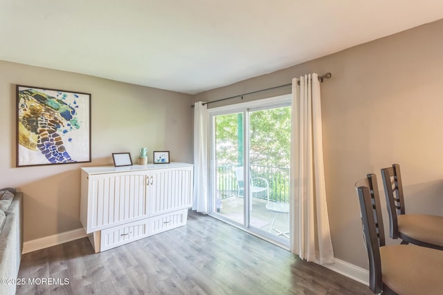 65 Cedar Ave Unit C10, Long Branch, NJ 07740 - dining space featuring wood finished floors and baseboards