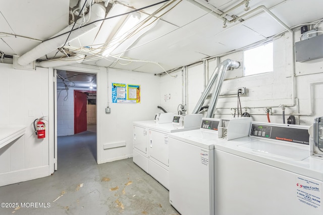 65 Cedar Ave Unit C10, Long Branch, NJ 07740 - laundry area with independent washer and dryer