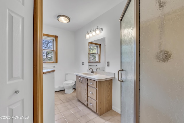 211 Meadow Blvd, Brick, NJ 08723 - full bath featuring vanity, tile patterned floors, and a stall shower