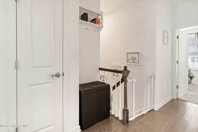 107 Celebration Blvd, Brick, NJ 08723 - laundry room featuring wood finished floors and baseboards