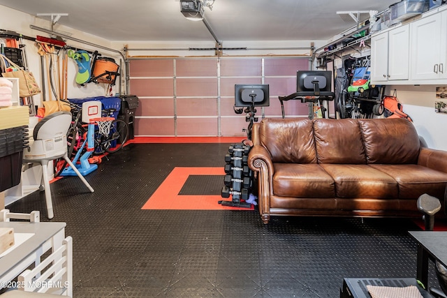 107 Celebration Blvd, Brick, NJ 08723 - workout room featuring a garage