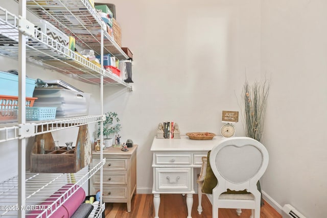 9 Old Cider Mill Rd, Manalapan, NJ 07726 - office space featuring baseboard heating and light wood-style floors