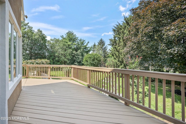 9 Old Cider Mill Rd, Manalapan, NJ 07726 - view of wooden deck