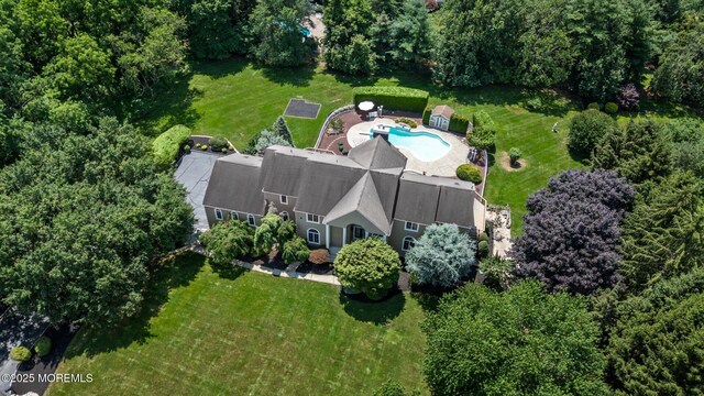 9 Old Cider Mill Rd, Manalapan, NJ 07726 - view of subject property featuring a pool area