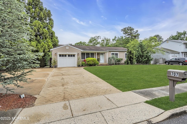 707 Cambridge Rd, Lanoka Harbor, NJ 08734 - single story home with a garage, a front yard, and driveway
