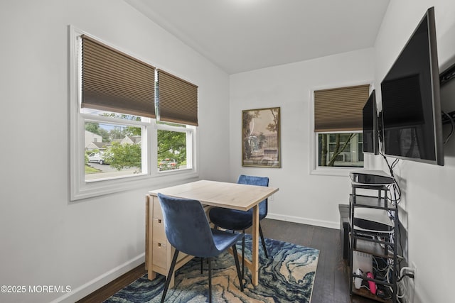 908 S Concourse, Keyport, NJ 07735 - office area with dark wood finished floors and baseboards