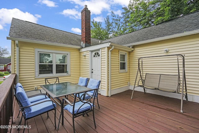 908 S Concourse, Keyport, NJ 07735 - deck with outdoor dining area
