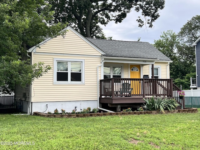 908 S Concourse, Keyport, NJ 07735 - view of front of property featuring covered porch and roof with shingles
