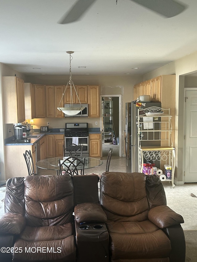 16 Aarons Way, Brick, NJ 08723 - living area featuring light carpet