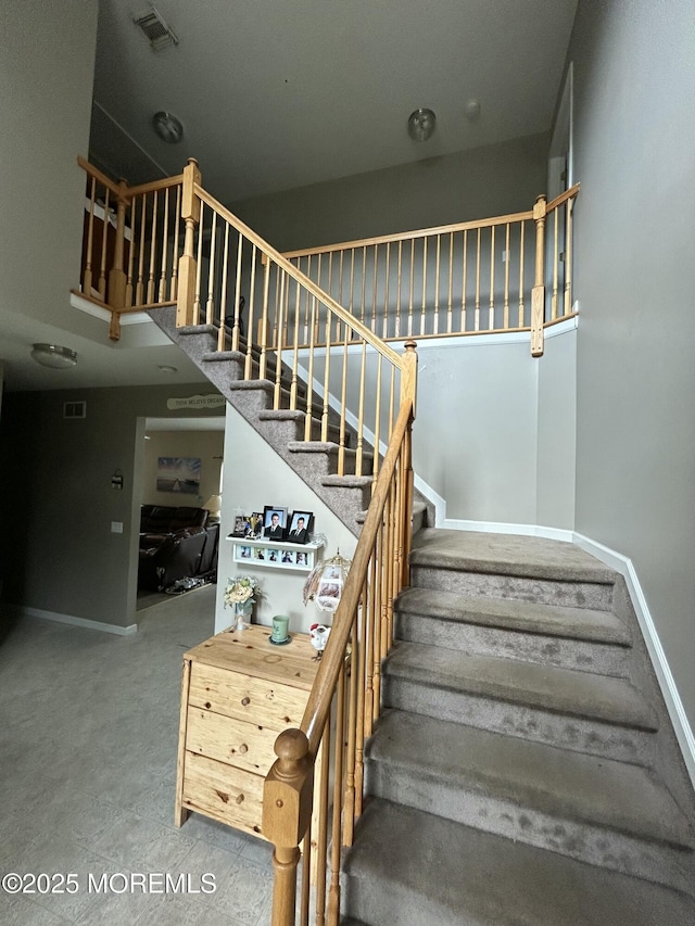 16 Aarons Way, Brick, NJ 08723 - staircase with baseboards