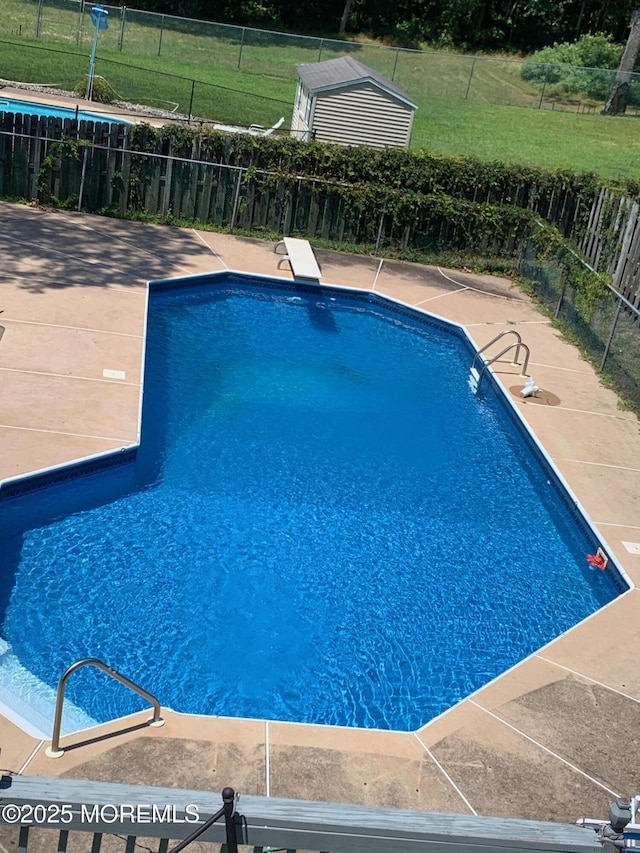 16 Aarons Way, Brick, NJ 08723 - view of pool with a diving board