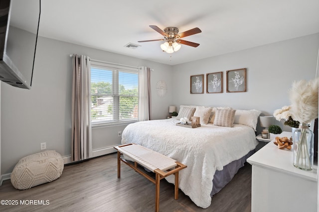 1020 Sarasota Dr, Forked River, NJ 08731 - bedroom featuring wood finished floors and ceiling fan
