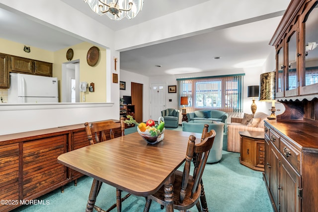13 Millbrook Ct, Toms River, NJ 08757 - dining space with a chandelier and carpet