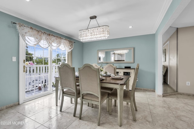 64 Scarlet Dr, Parlin, NJ 08859 - dining space with a chandelier and crown molding