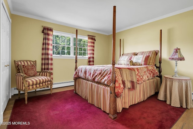 147 Montrose Rd, Colts Neck, NJ 07722 - bedroom with wood finished floors and ornamental molding