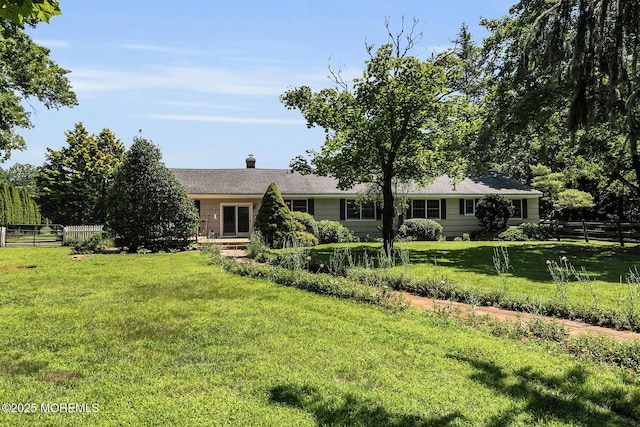 147 Montrose Rd, Colts Neck, NJ 07722 - single story home featuring a chimney