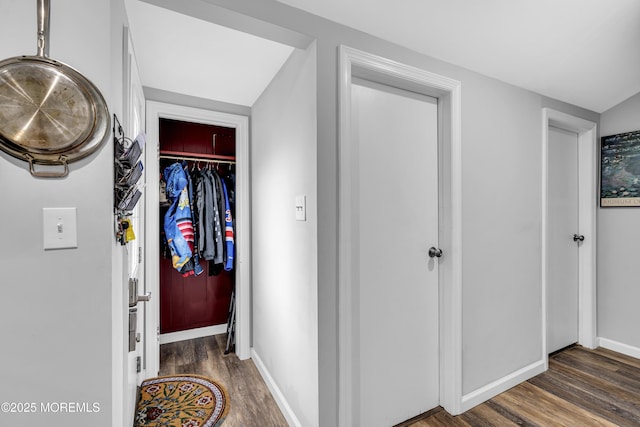 208 Hilltop Blvd, Cliffwood, NJ 07735 - hallway with wood finished floors and baseboards