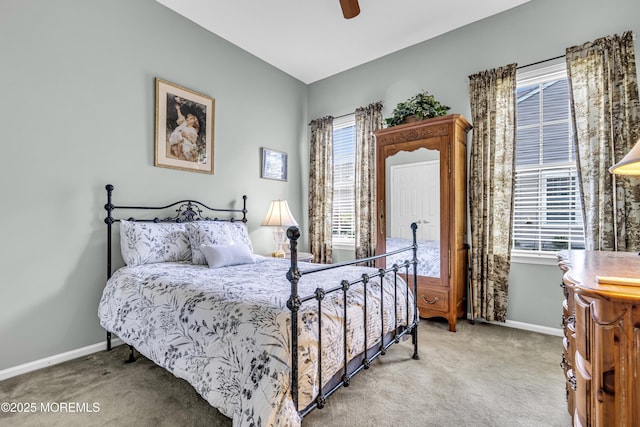 43 Bradley Beach Way, Waretown, NJ 08758 - bedroom featuring carpet floors and a ceiling fan